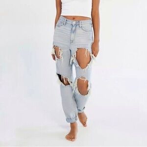 BDG Distressed Light Blue Jeans